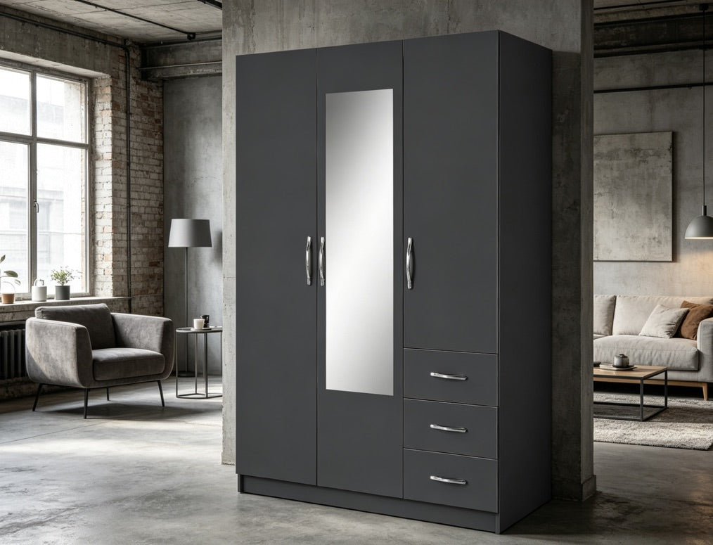Wardrobe With Mirror