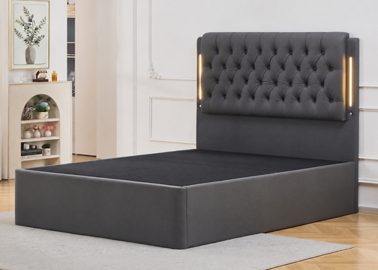 Luxury LED Storage Bed